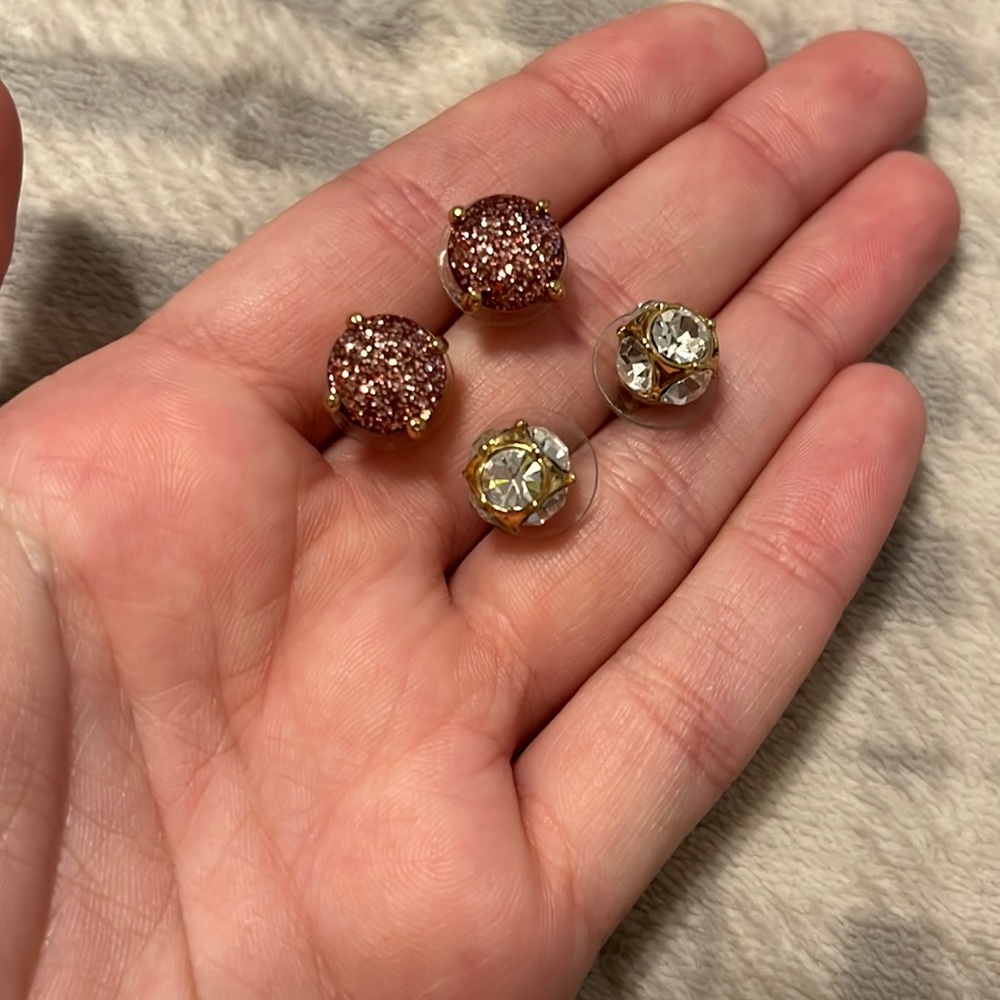 2 pairs Kate spade earrings